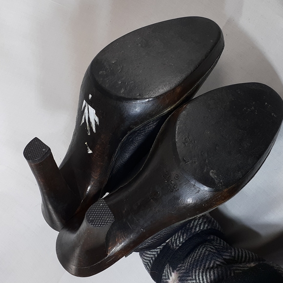 Gucci 90s leather mules heels platform - Picture 11 of 13